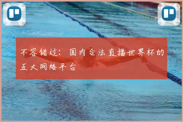 不容错过:国内合法直播世界杯的五大网络平台